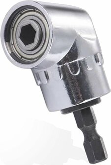 Haakse Schroevendraaier - 105&deg; - Haakse Adapter - Haakse Bithouder - Universeel - 1 Stuk