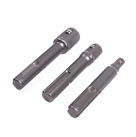 SDS+ verloop naar dop 1/4-3/8-1/2&quot;