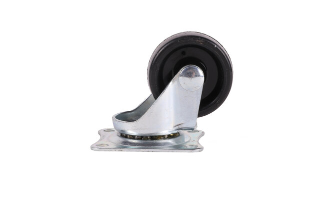 Zwenkwiel set 50 mm zwart 4 dlg