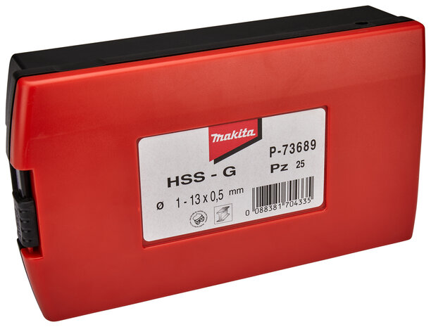 Makita P-73689 Metaalboorset 25-delig