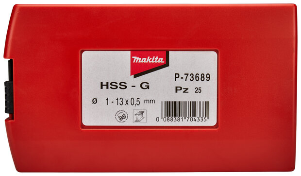 Makita P-73689 Metaalboorset 25-delig