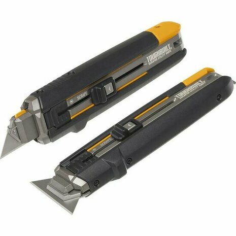 Toughbuilt 2-in-1 uitschuifmes  TB-H4S5-01 Incl. 5 reservebladen