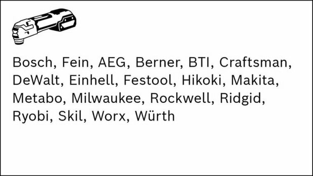 Bosch 2608664131 zaagblad set 5-delig 162 x 223 x 16mm - Hout / Metaal