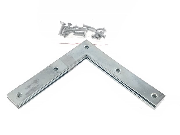 Raamhoek 4 dlg 100 x 100 x 15 mm