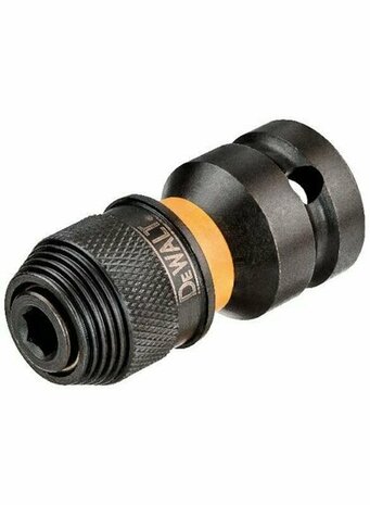 Dewalt DT7508-QZ Slagmoer 1/2" Vierkant Naar 1/4" Zeskant Hex Bit Adapter